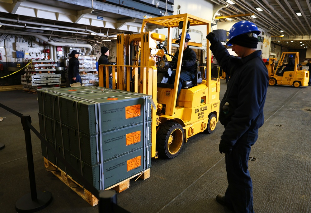 USS Iwo Jima Weapons Onload