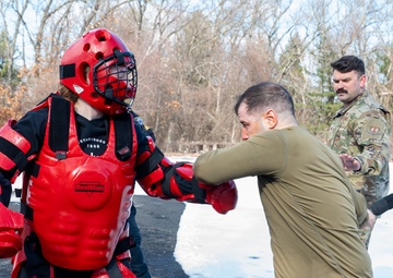 ALS students earn honorary beret