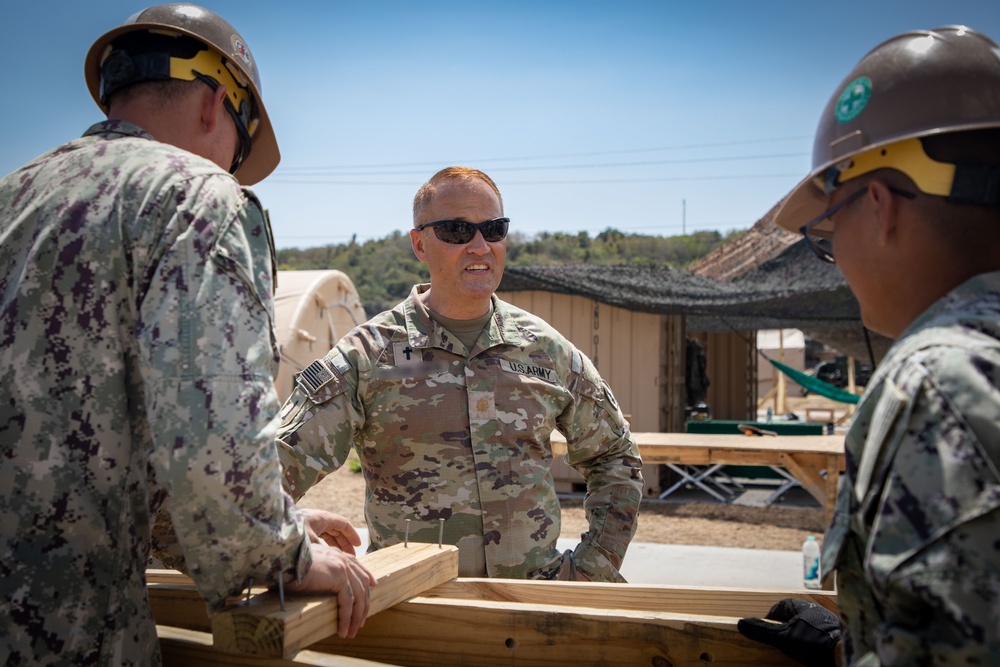 Chaplain serves as a calm presence for Joint Task Force Southern Guard