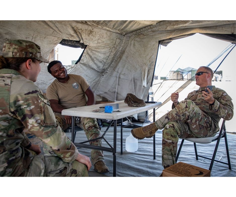 Chaplain serves as a calm presence for Joint Task Force Southern Guard