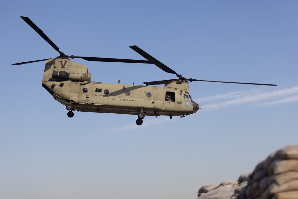 TF Nighthawk CH-47 Takes Flight