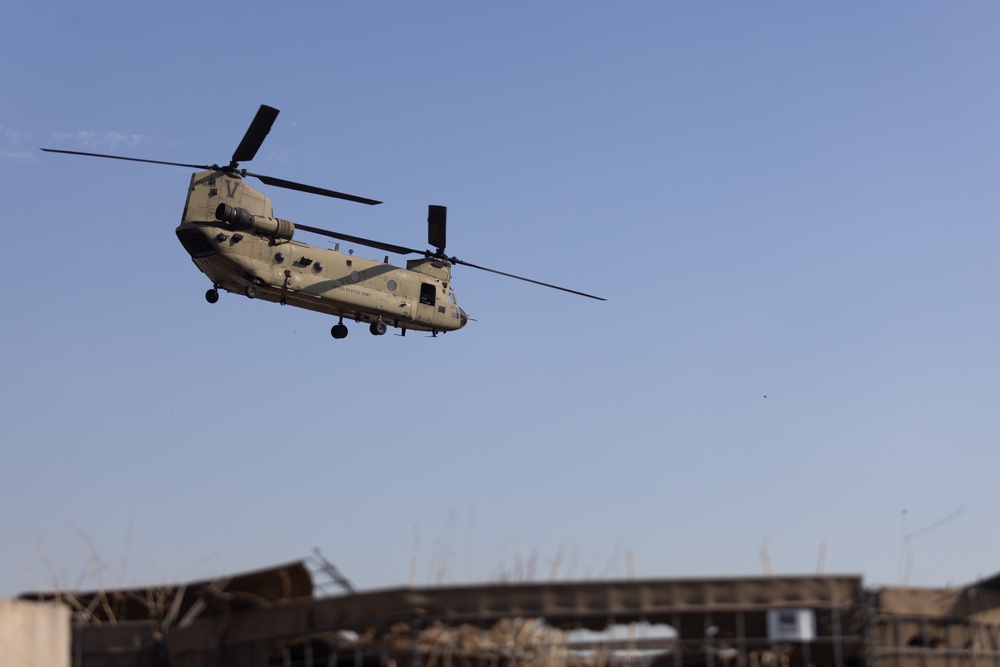 TF Nighthawk CH-47 Takes Flight