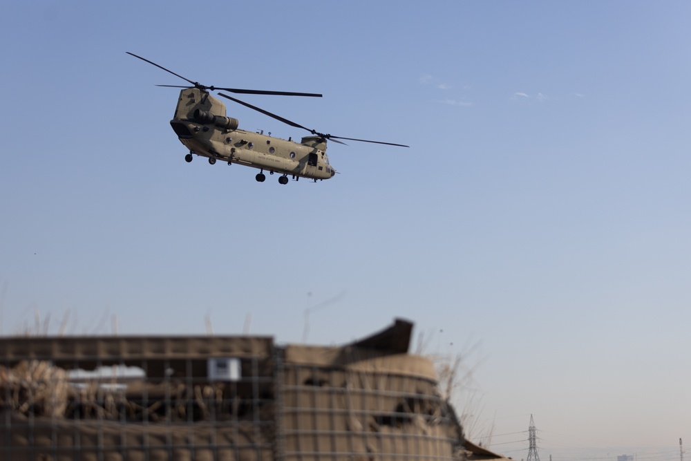 TF Nighthawk CH-47 Takes Flight