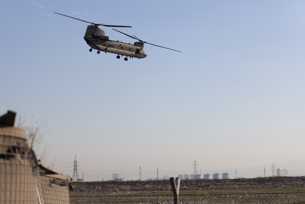 TF Nighthawk CH-47 Takes Flight