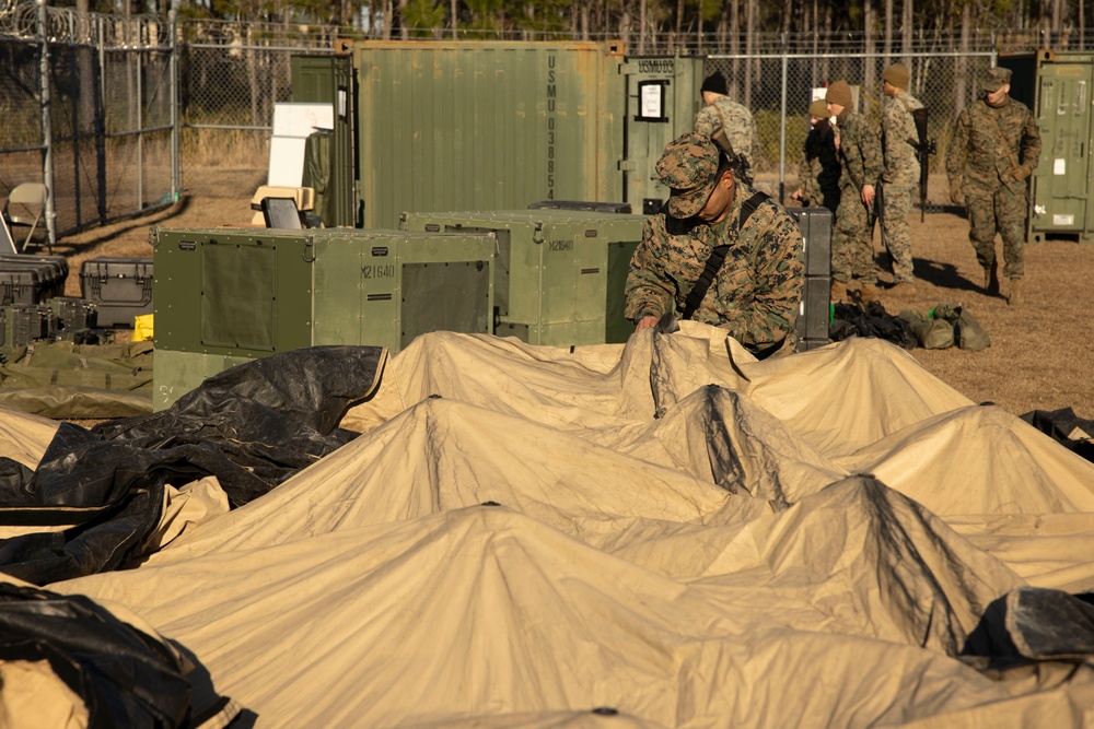 Marines conduct 8th Comm Battalion MRX
