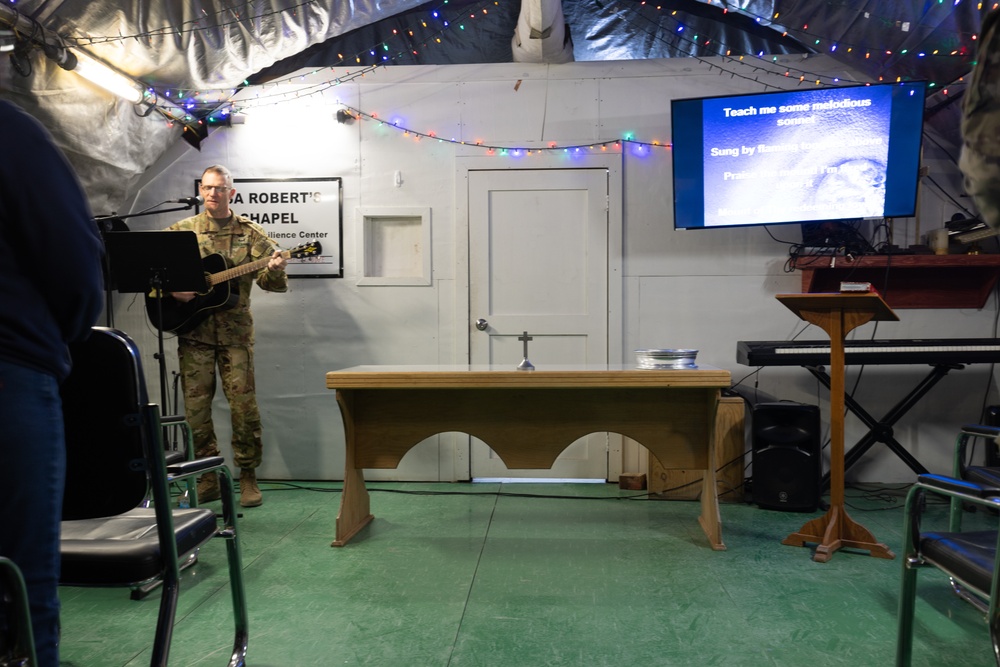 Task Force Nighthawk Religious Service