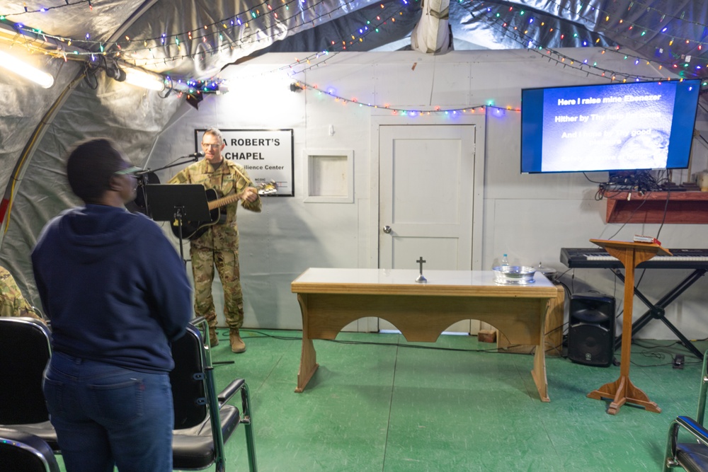 Task Force Nighthawk Religious Service