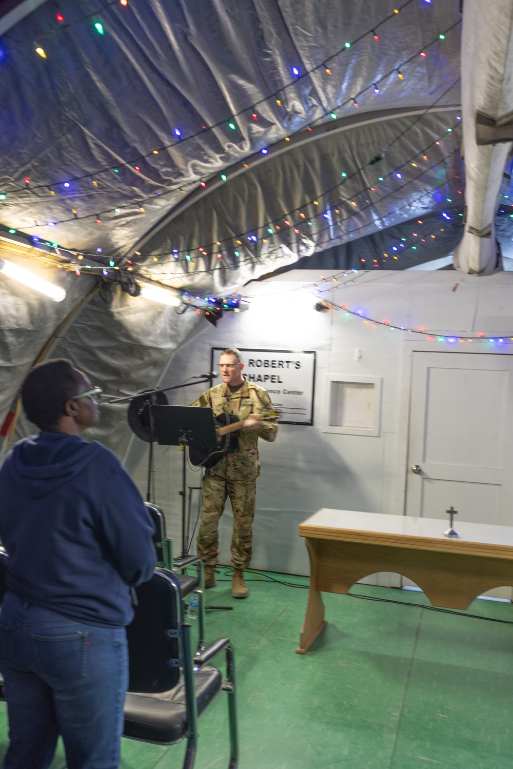 Task Force Nighthawk Religious Service