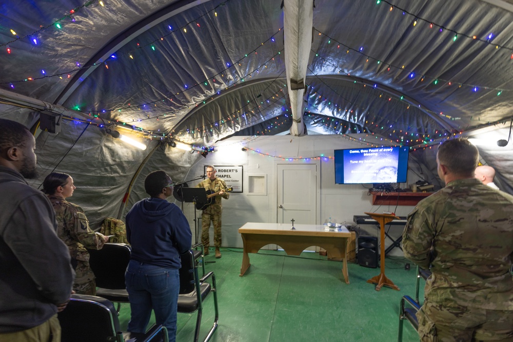 Task Force Nighthawk Religious Service
