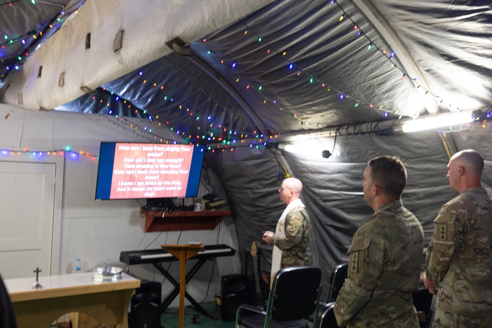 Task Force Nighthawk Religious Service