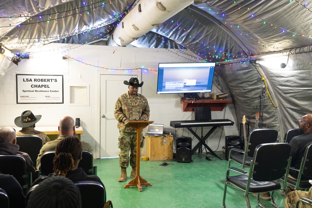 Task Force Nighthawk Religious Service