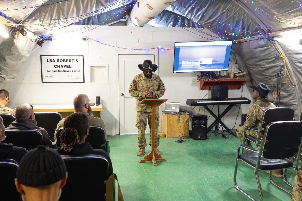 Task Force Nighthawk Religious Service