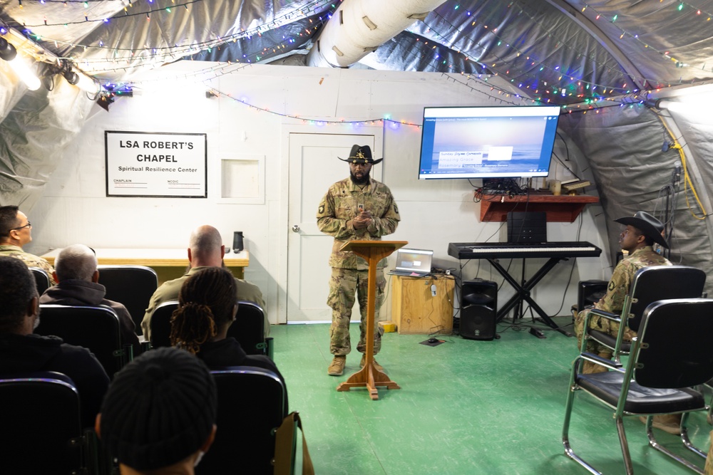 Task Force Nighthawk Religious Service