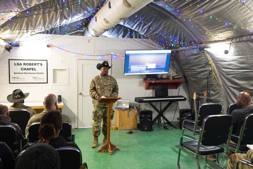 Task Force Nighthawk Religious Service