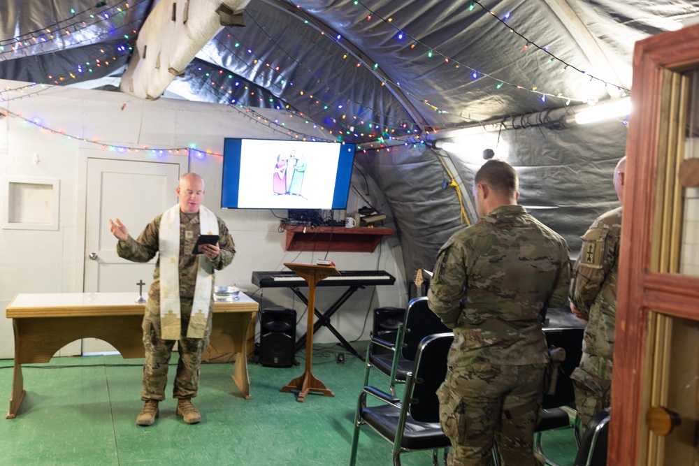 Erbil Airbase Religious Service