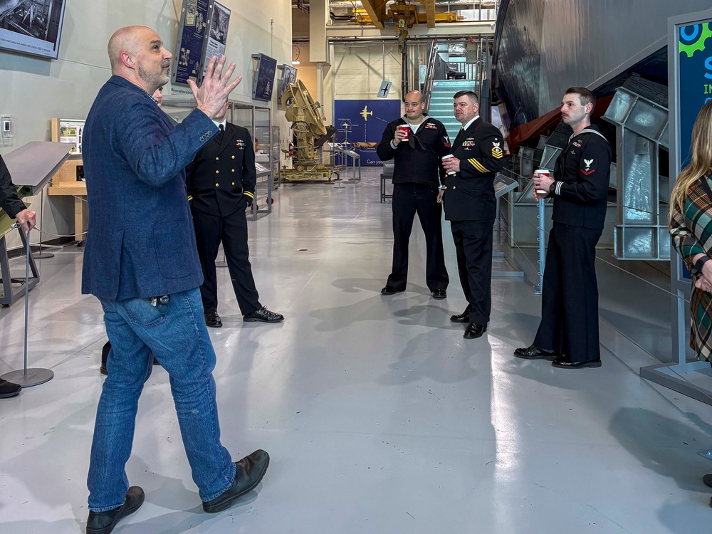 USS Louisiana Sailors Namesake Visit