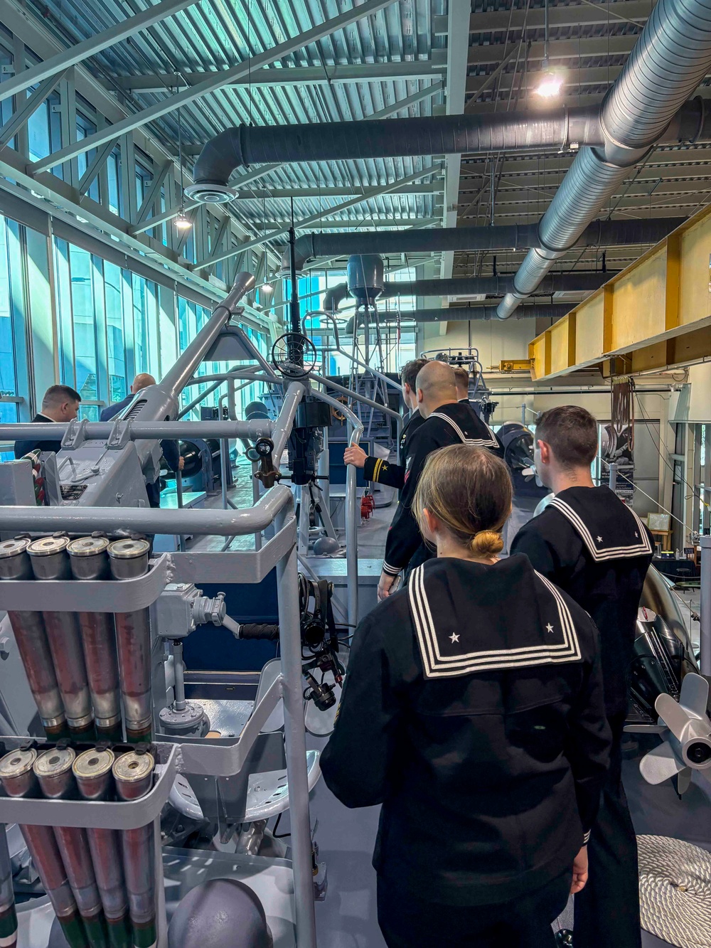 USS Louisiana Sailors Namesake Visit