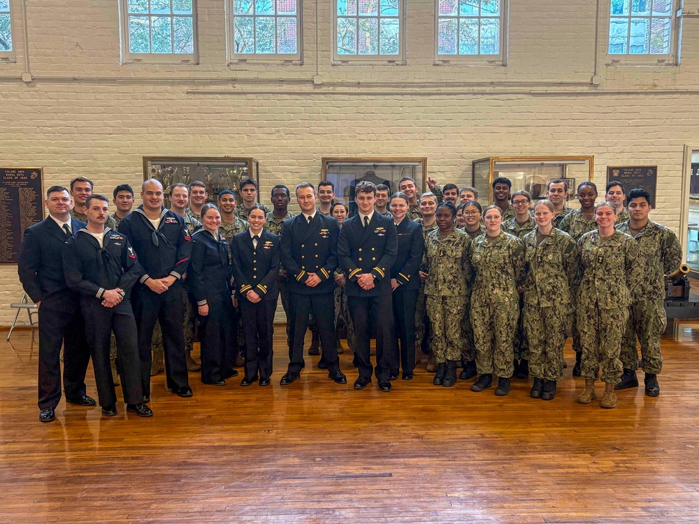 USS Louisiana Sailors Namesake Visit