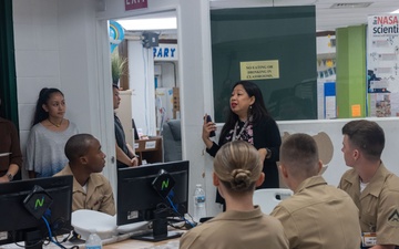 Marines volunteer at Finegayan Elementary School for 2025 Science Fair