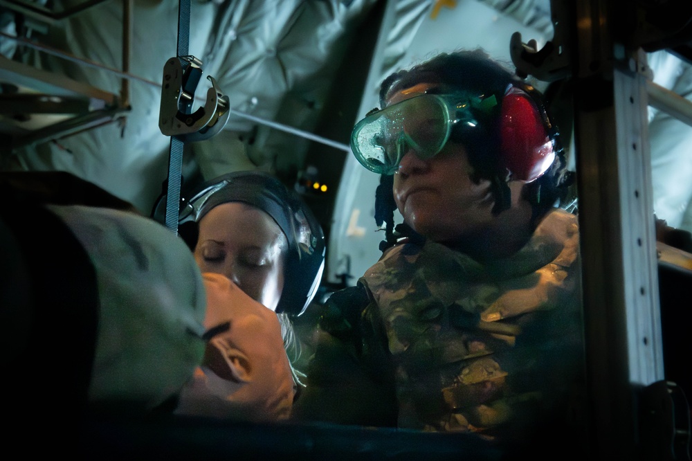 DVIDS - News - 374 MDG exercise aeromedical evacuation procedures ...