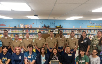 Marines volunteer at Finegayan Elementary School for 2025 Science Fair