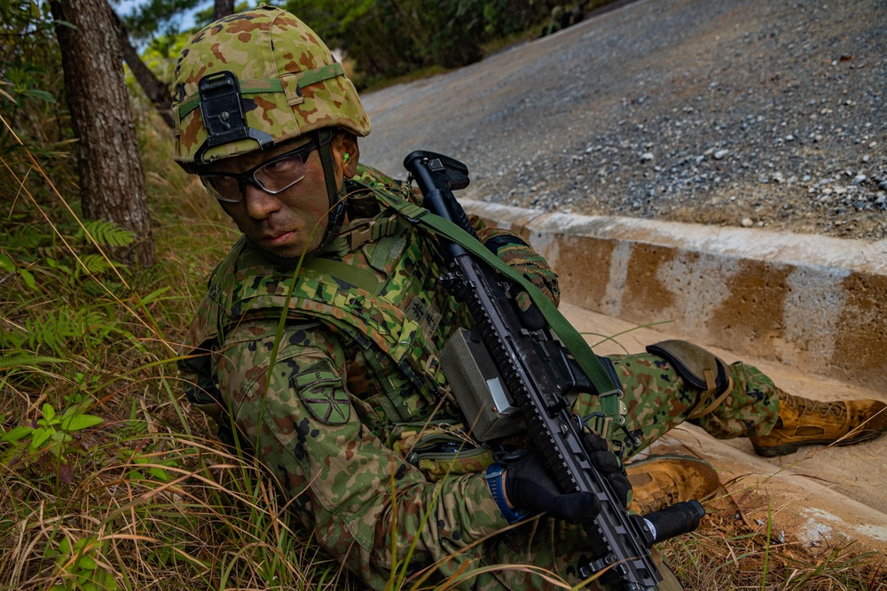 Iron Fist 25 | 9th ESB, JGSDF conduct simulated bilateral patrol