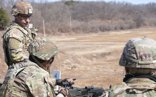 84th OD CO, 498th CSSB’s m240/m249 Range at Warrior Base, Korea