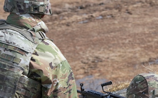84th OD CO, 498th CSSB’s m240/m249 Range at Warrior Base, Korea