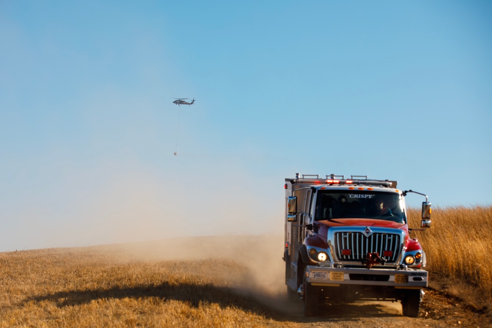 Local Fire Dept. works with 77th Aviation Brigade