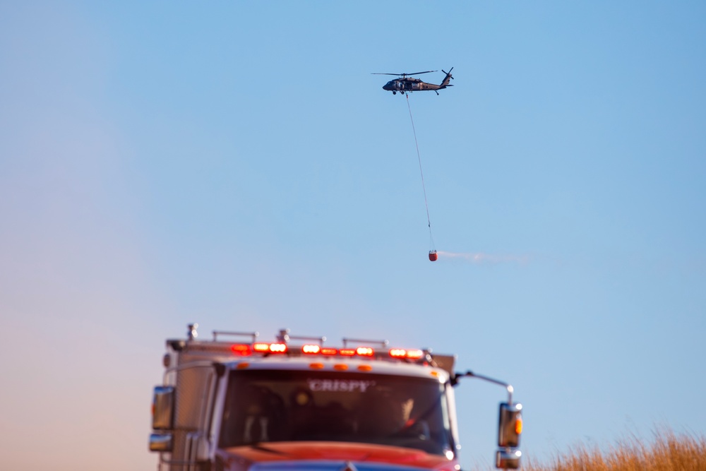 Local Fire Dept. works with 77th Aviation Brigade