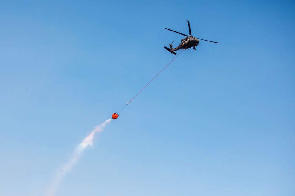 Local Fire Dept. works with 77th Aviation Brigade