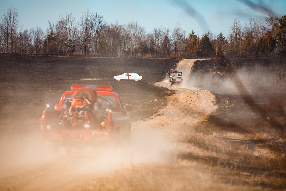 Local Fire Dept. works with 77th Aviation Brigade