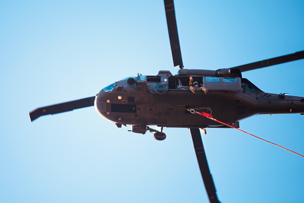 Local Fire Dept. works with 77th Aviation Brigade