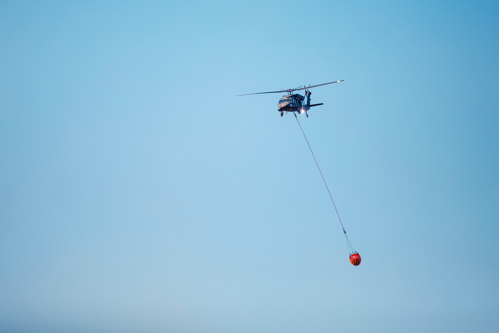 Local Fire Dept. works with 77th Aviation Brigade