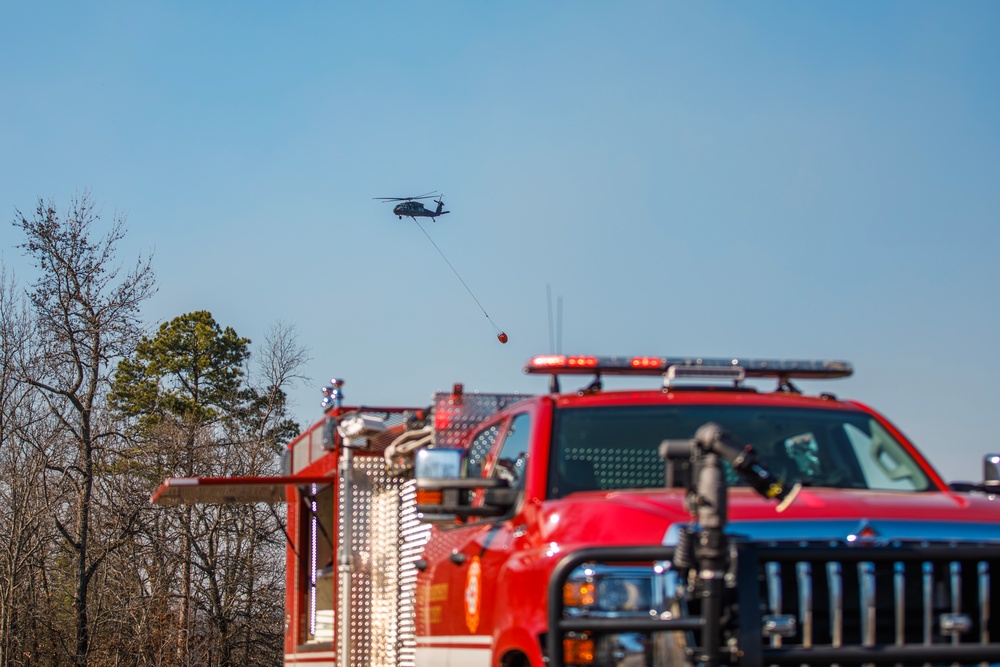 Local Fire Dept. works with 77th Aviation Brigade