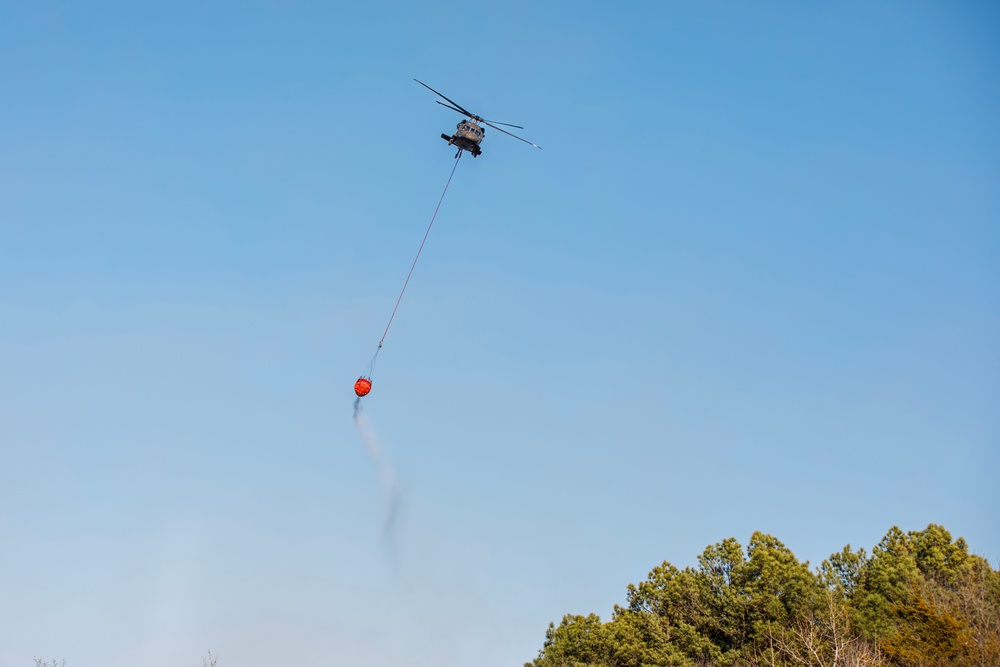 Local Fire Dept. works with 77th Aviation Brigade