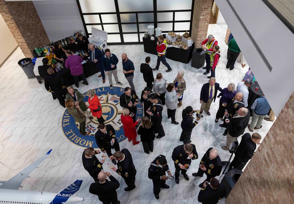 USS McFaul Mardi Gras Navy League Reception 2025