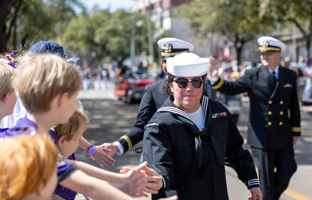 USS McFaul Mardi Gras 2025