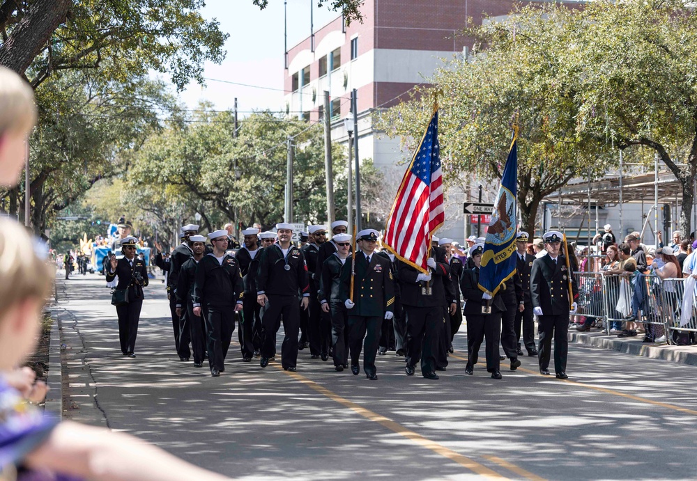 USS McFaul Mardi Gras 2025