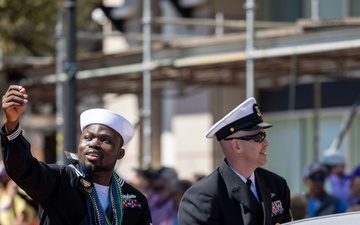 USS McFaul Mardi Gras 2025