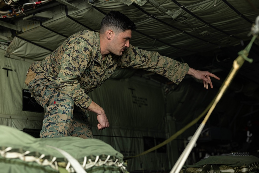 U.S. Marines with 3rd LSB Conduct Air Deliveries