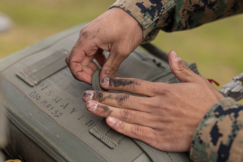 U.S. Marines with 3rd LSB Conduct Air Deliveries