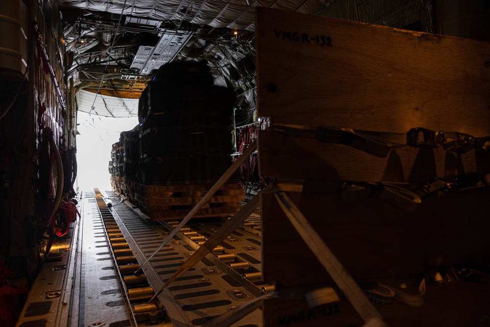 U.S. Marines with 3rd LSB Conduct Air Deliveries