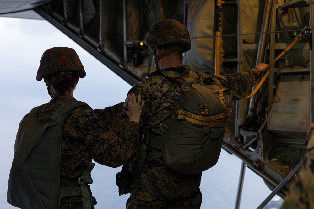 U.S. Marines with 3rd LSB Conduct Air Deliveries