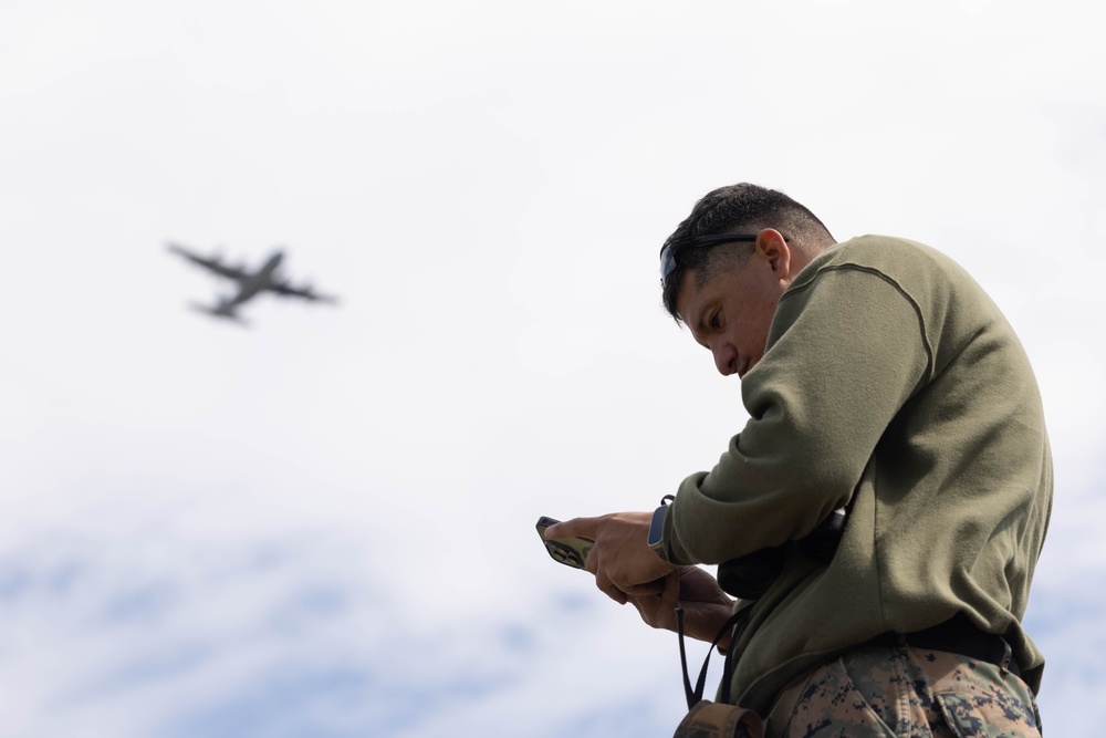 U.S. Marines with 3rd LSB Conduct Air Deliveries