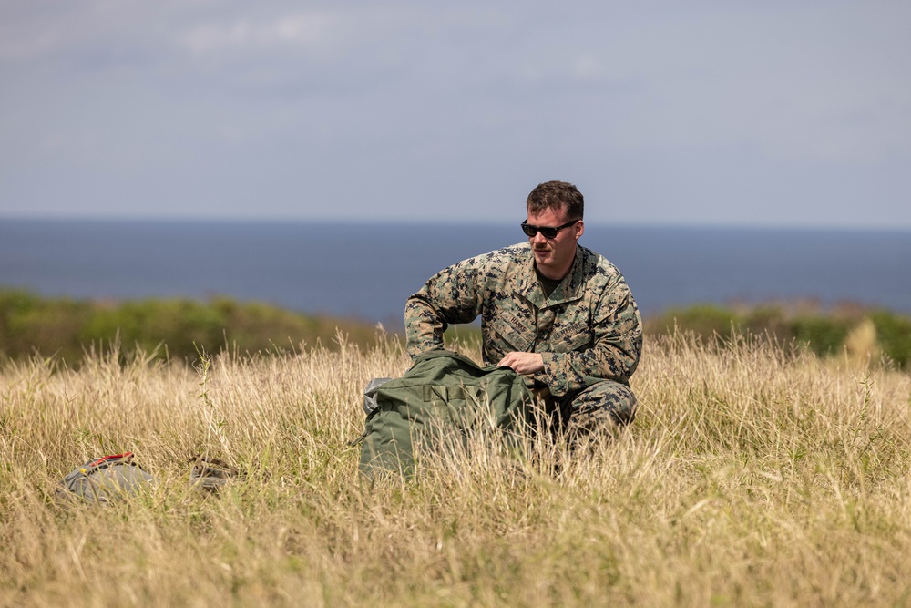 U.S. Marines with 3rd LSB Conduct Air Deliveries