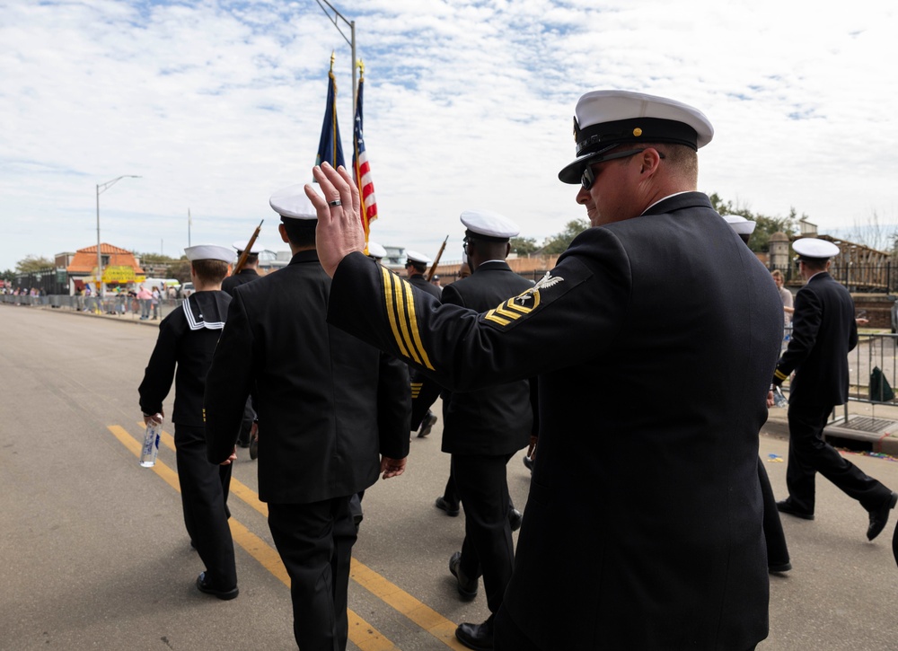 USS McFaul Mardi Gras 2025