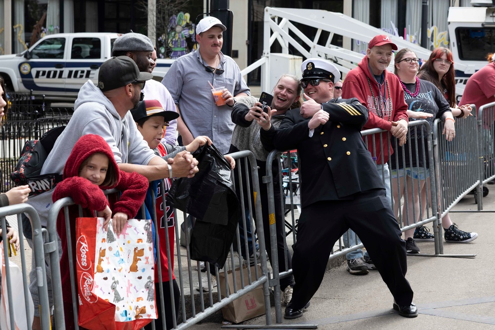 USS McFaul Mardi Gras 2025