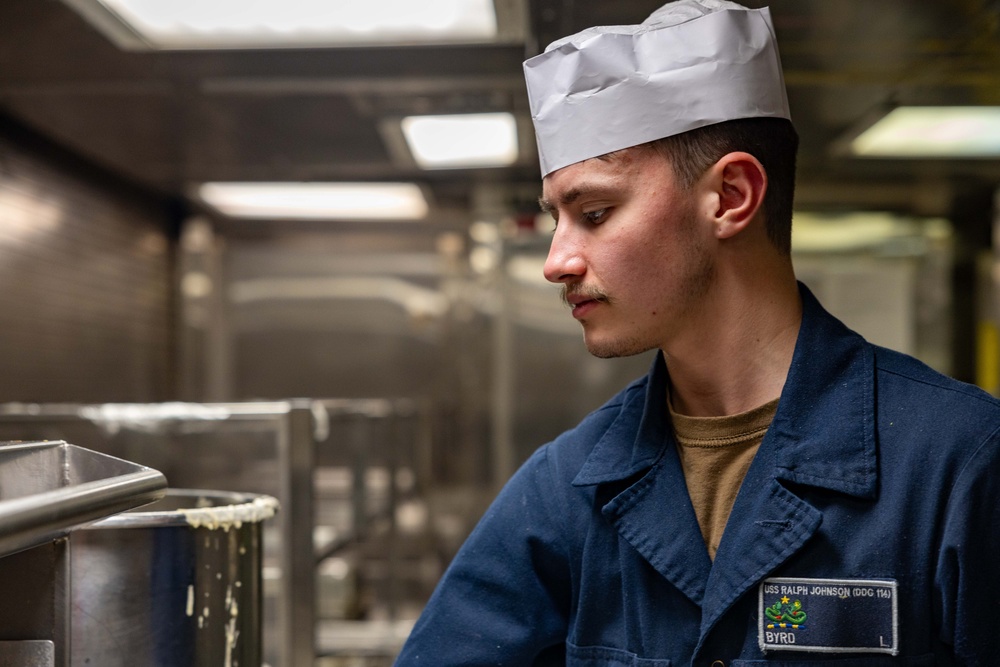 USS Ralph Johnson Culinary Specialist’s