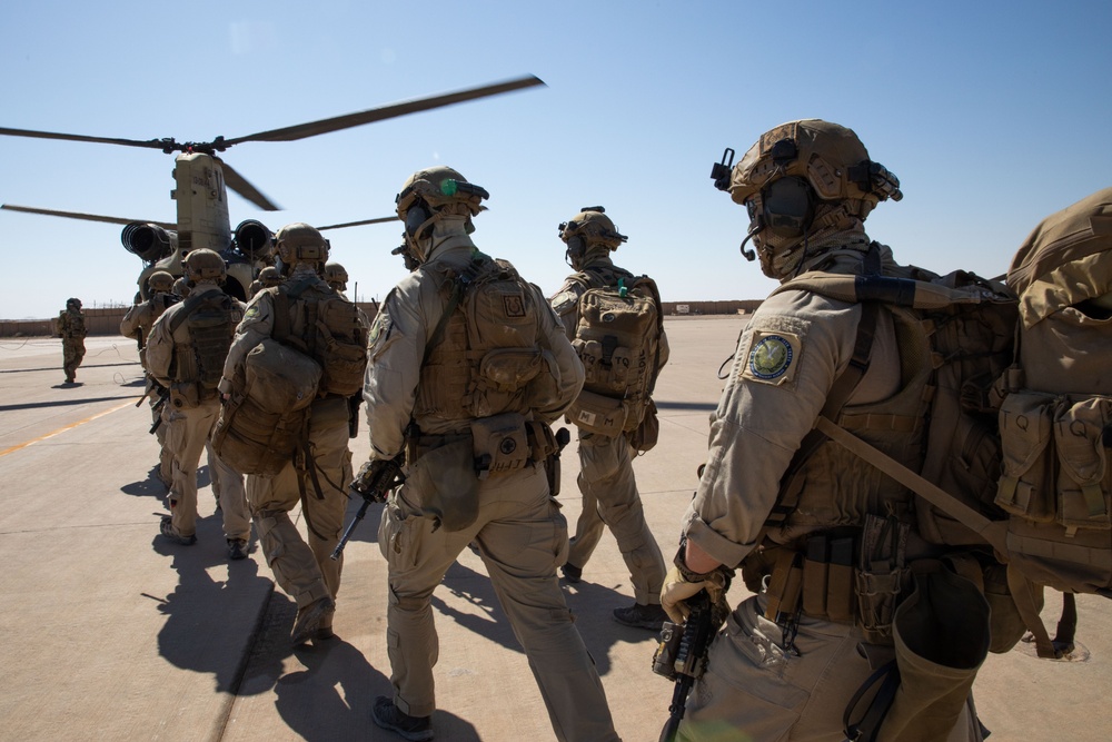 101st CAB and Coalition forces conduct joint Training Mission at Al Asad Air Base